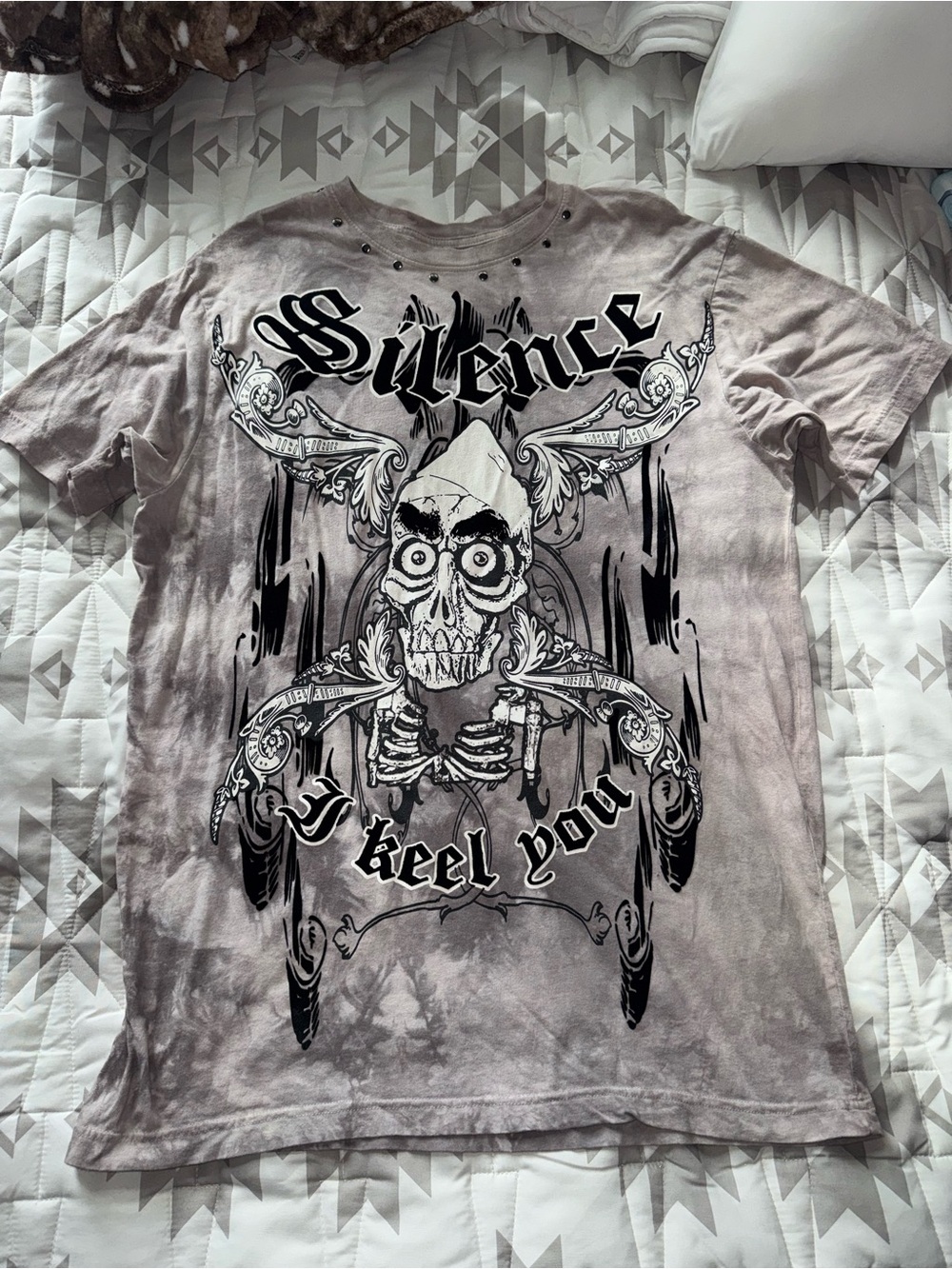 Jeff Dunham Achmed Graphic Skull Tshirt